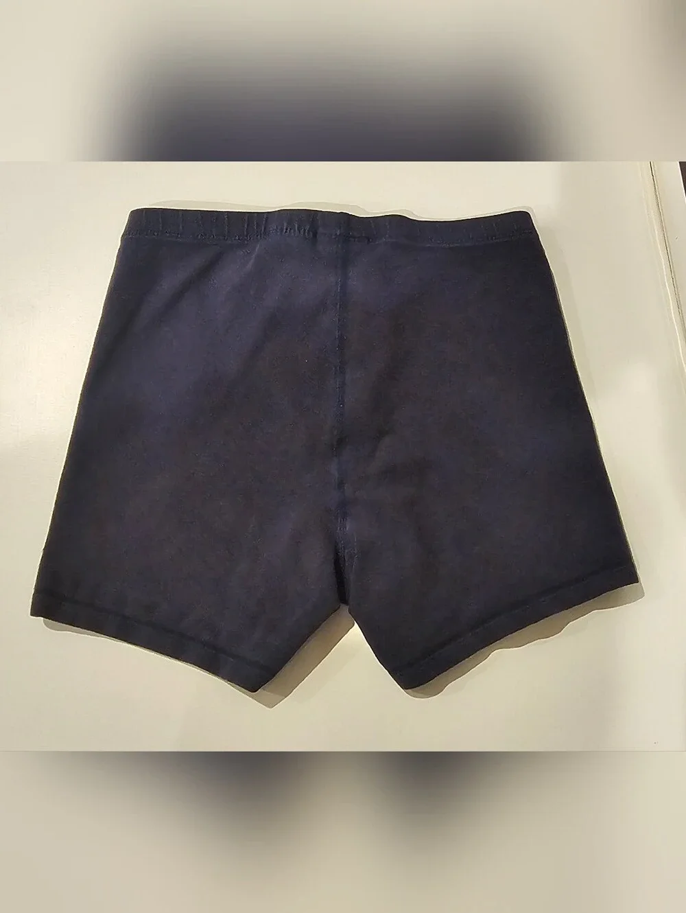 Nike Navy Blue Performance Shorts with White Swoosh